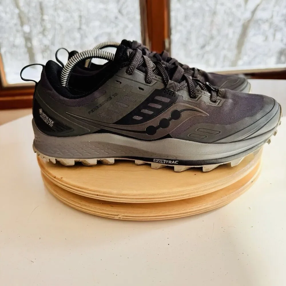 Saucony Peregrine 10 GTX Invisible Fit Off-road Running Shoes Women’s 7 Gore-tex